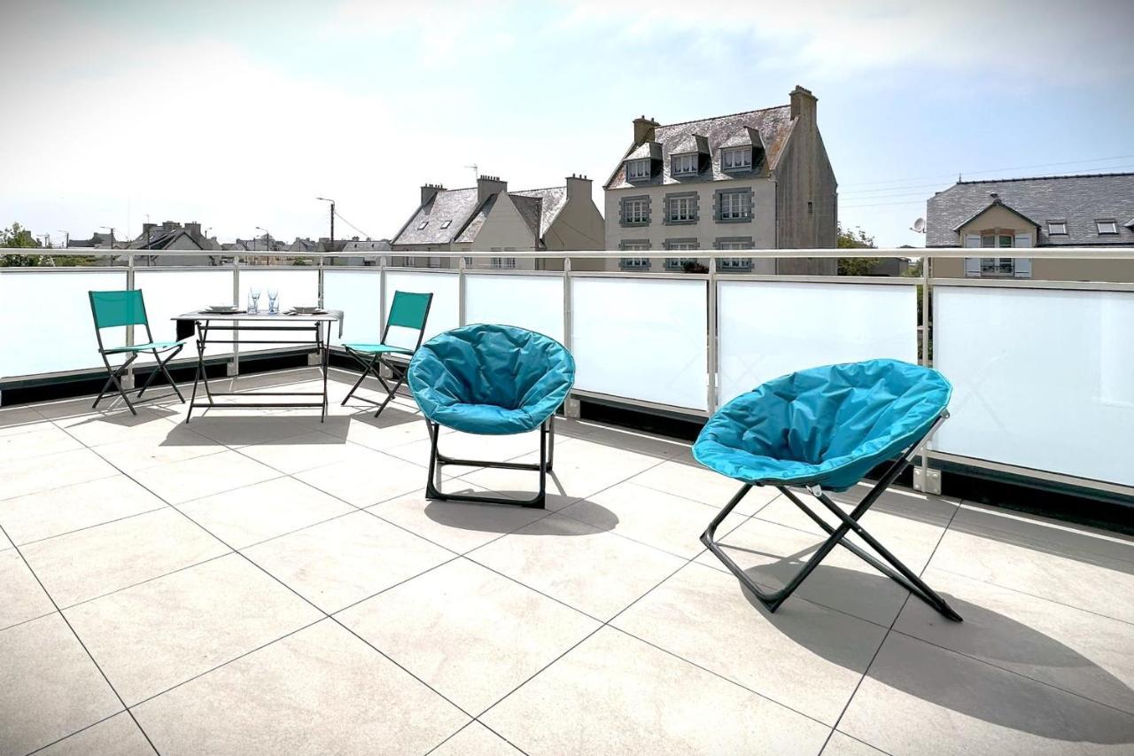 Le Grand Large-Appart Proche Mer Avec Terrasse Brignogan-Plages Luaran gambar